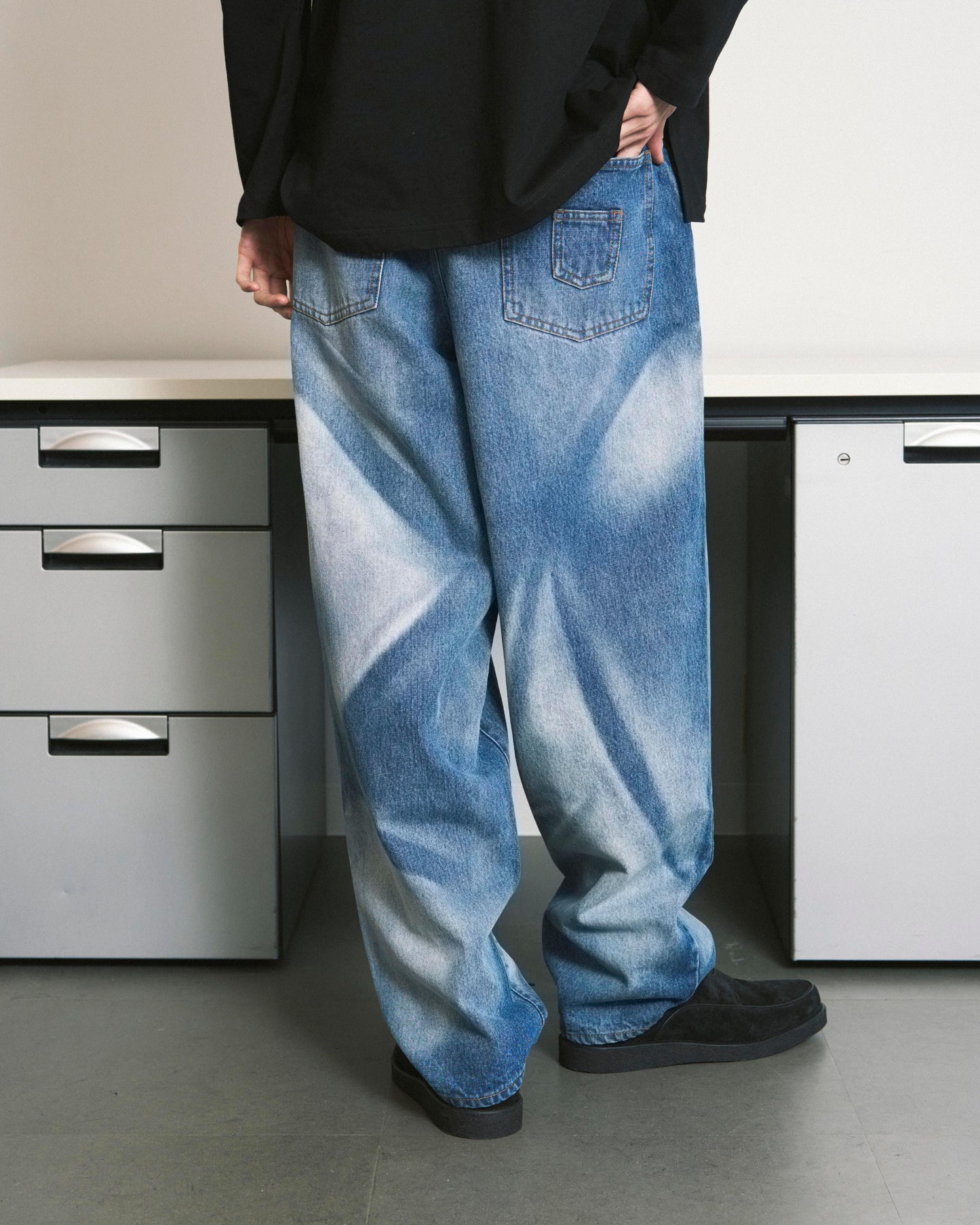 6 POCKET JEANS LAZER BLACK