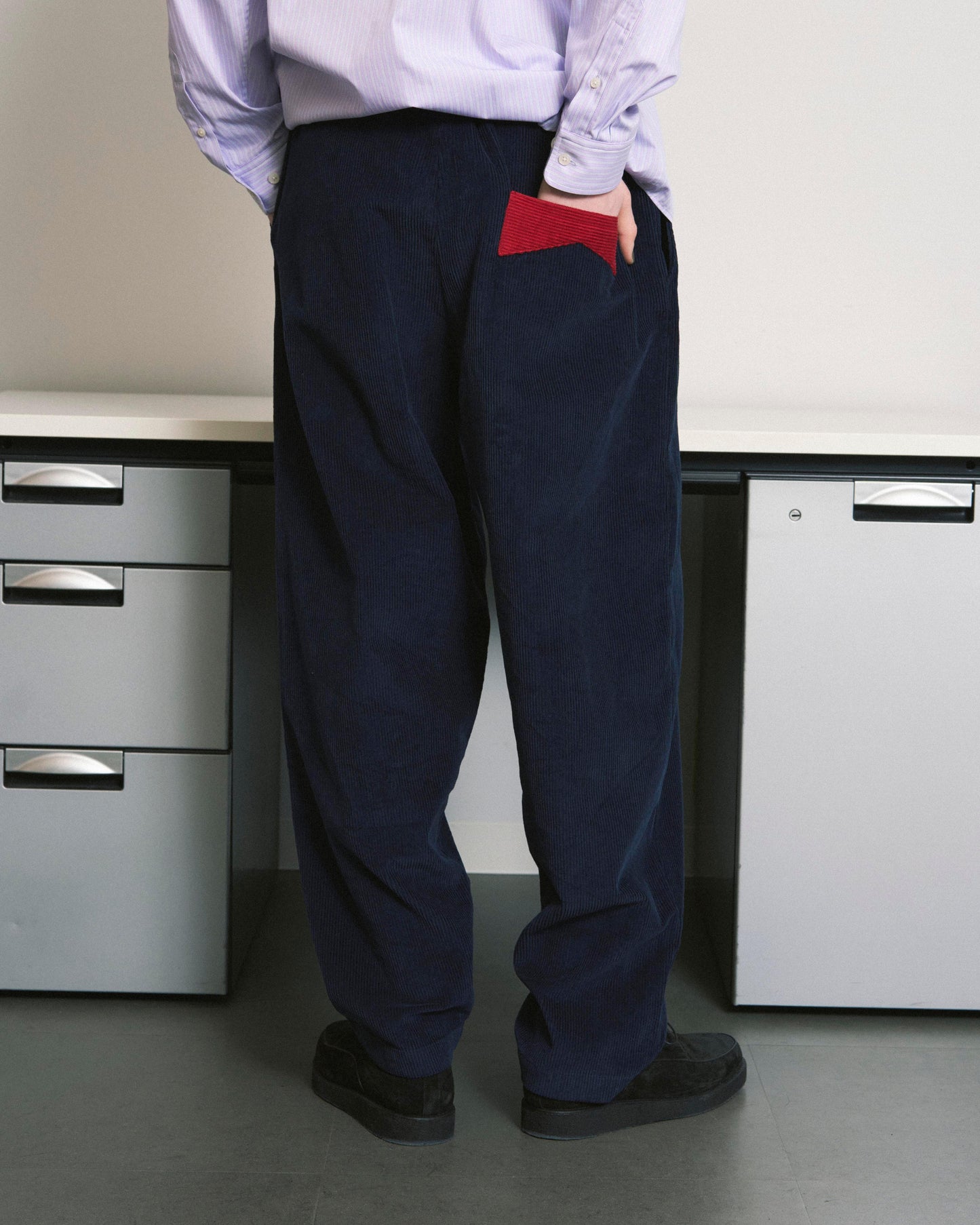 HAMBLETON PANTS CORD BLACK