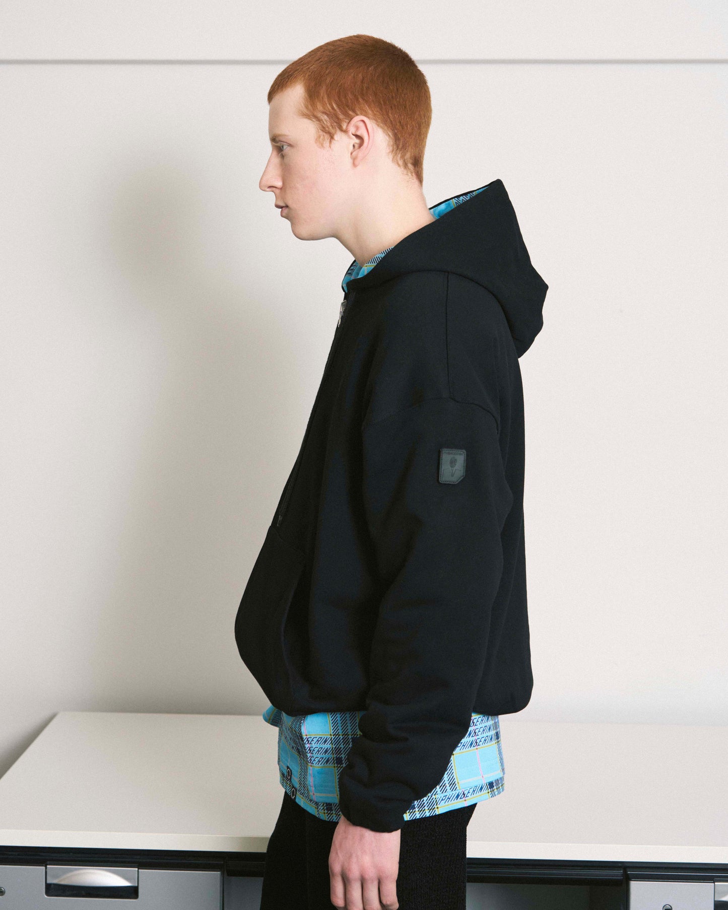 REVERSIBLE ZIP HOODIE ORIGINAL PLAID BROWN