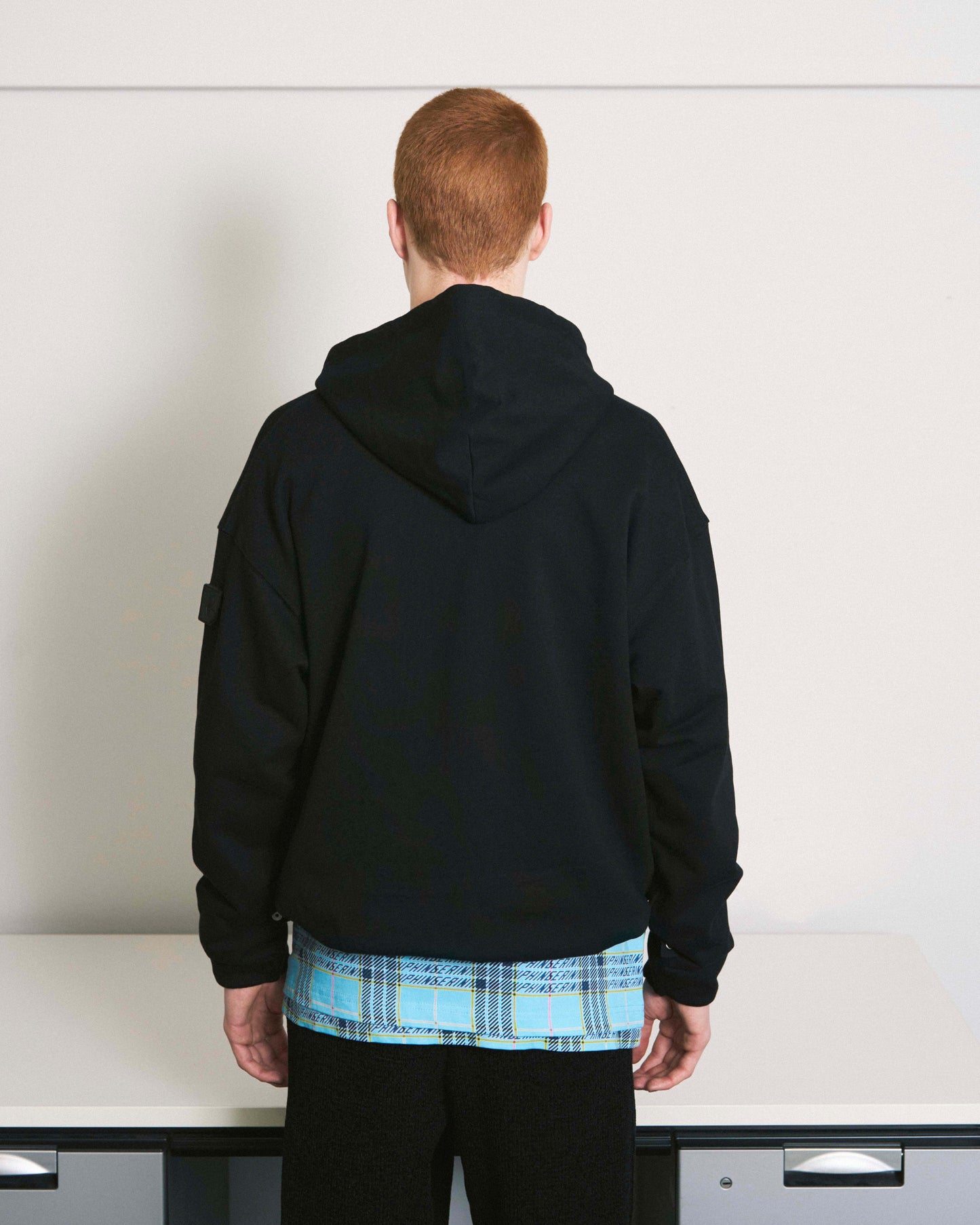 REVERSIBLE ZIP HOODIE ORIGINAL PLAID BROWN