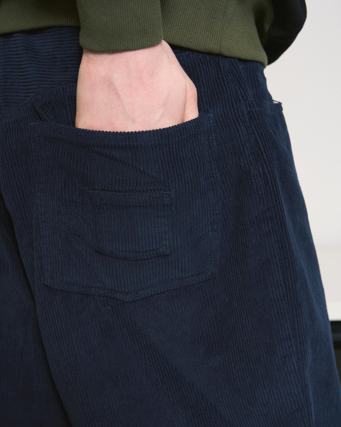 6 POCKET JEANS CORD NAVY