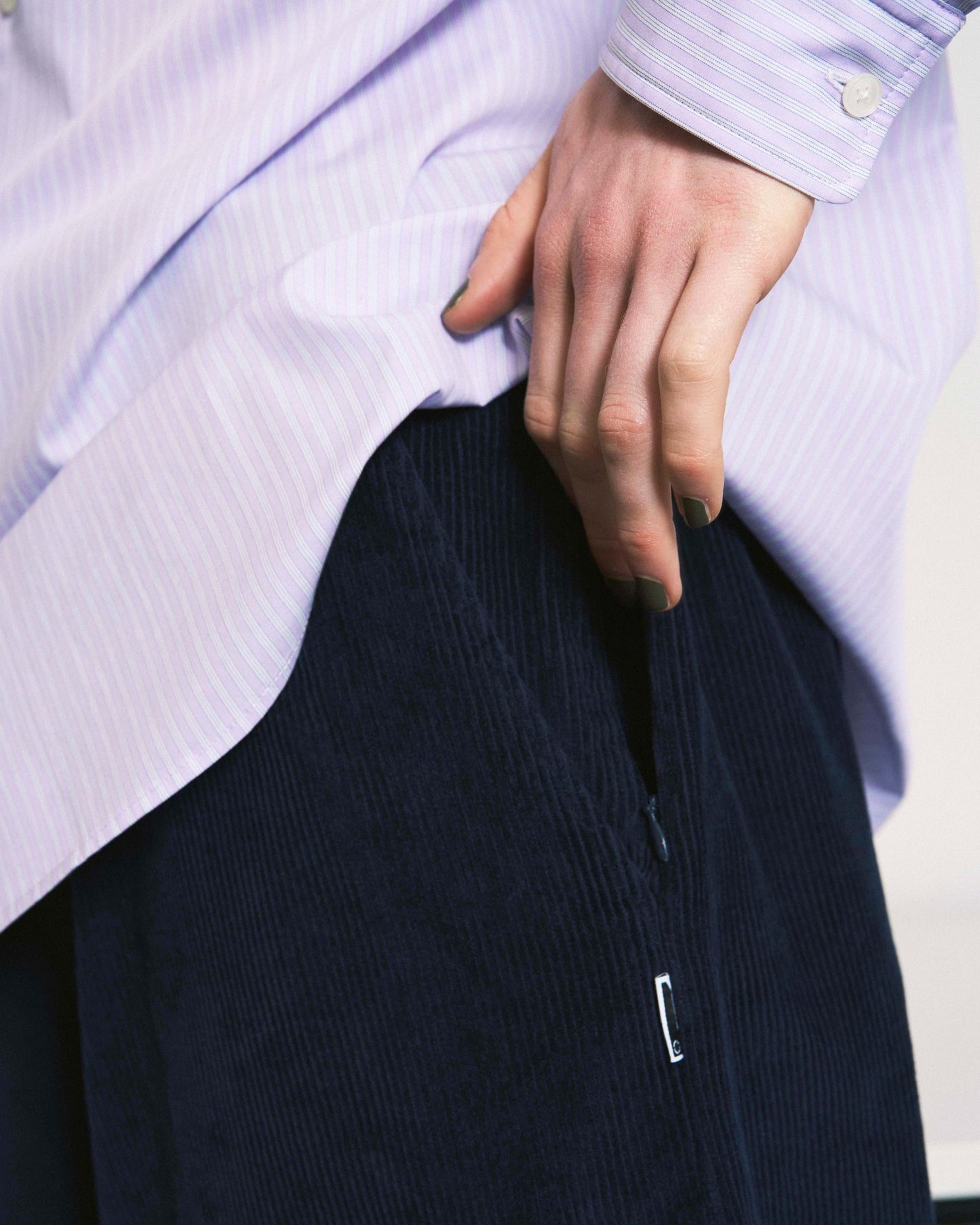 HAMBLETON PANTS CORD BLACK