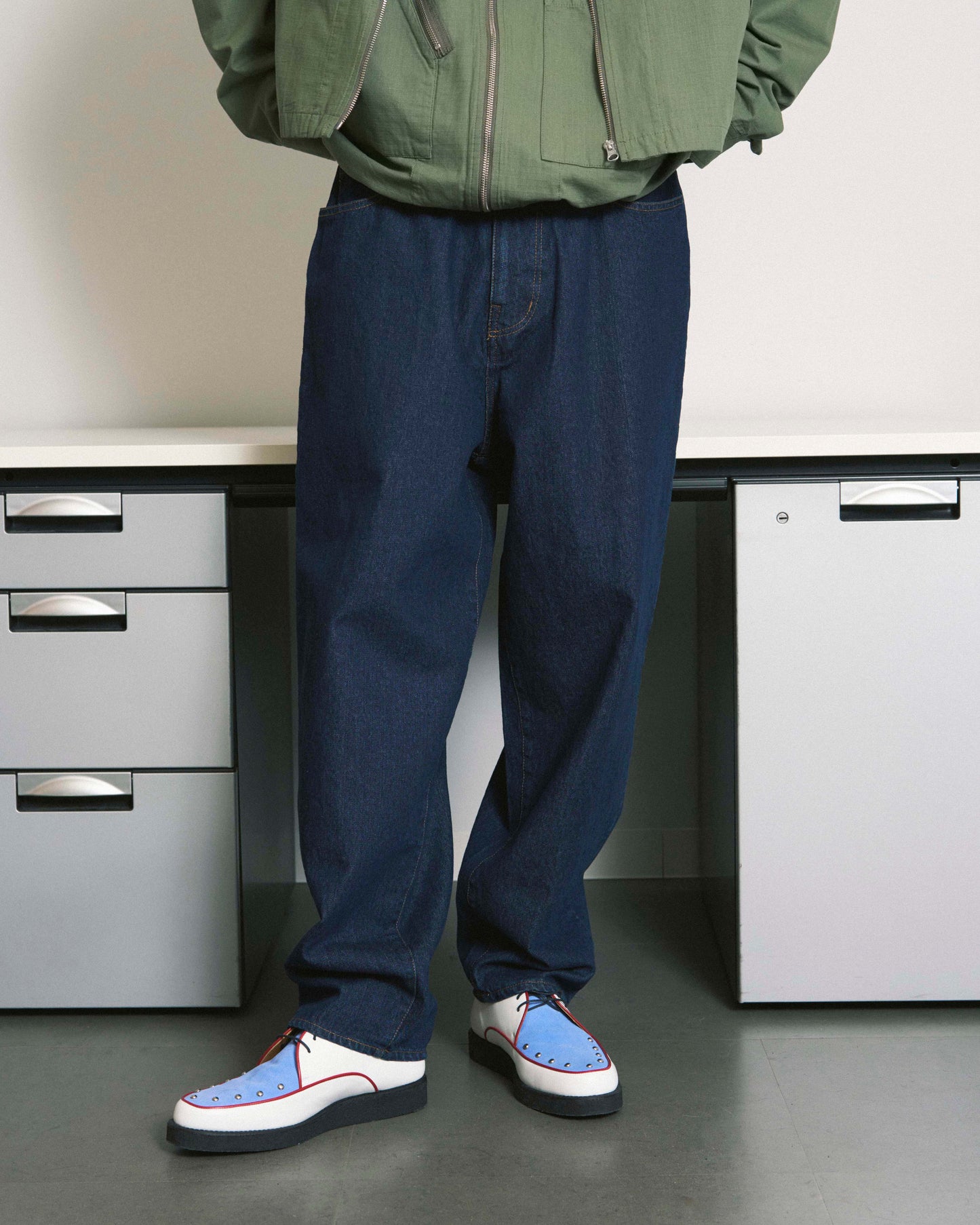 6 POCKET JEANS NAVY