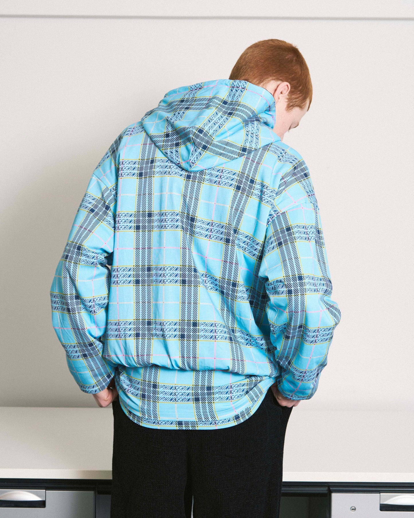 REVERSIBLE ZIP HOODIE ORIGINAL PLAID BROWN