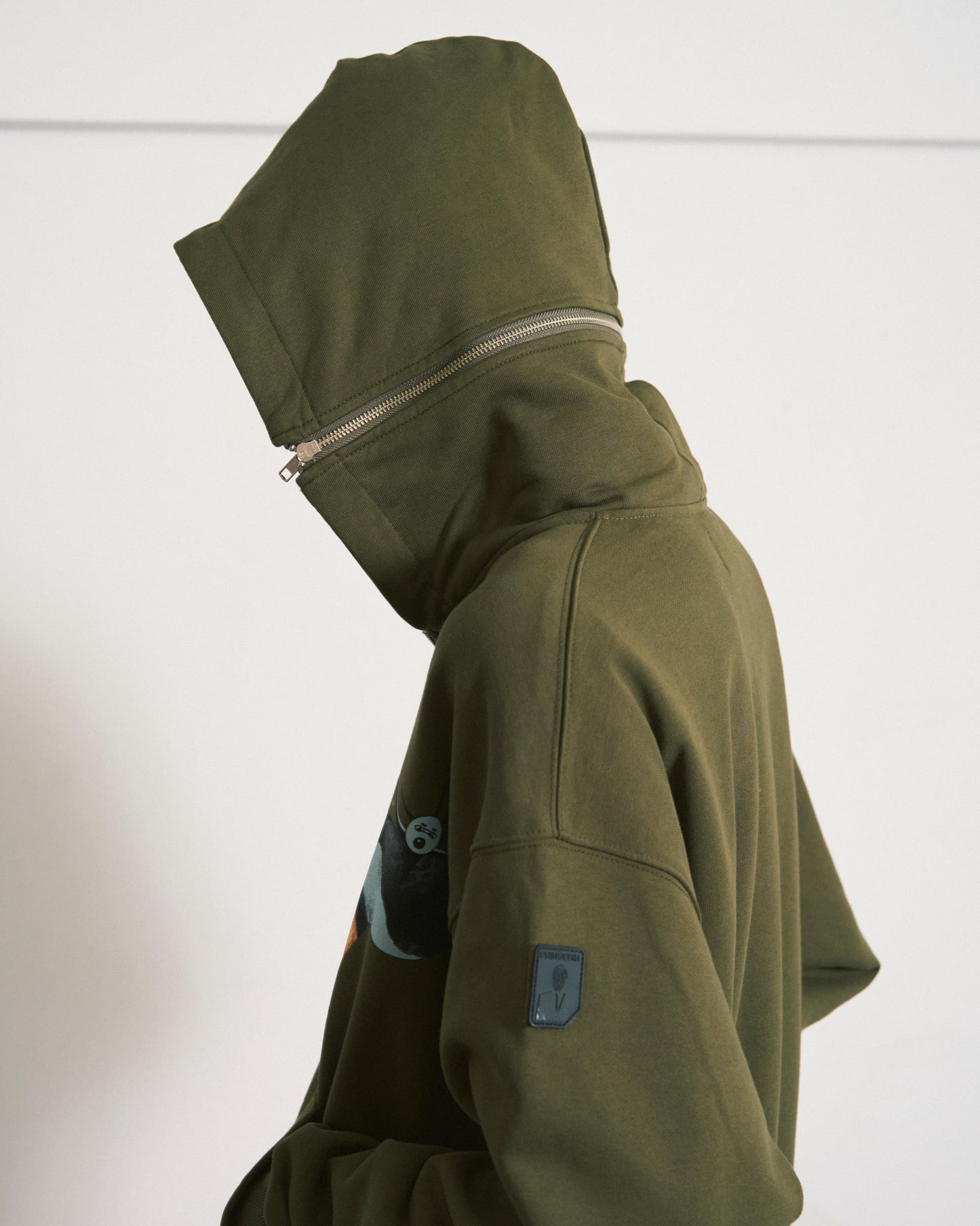 ZIPOFF HOODIE BLACK