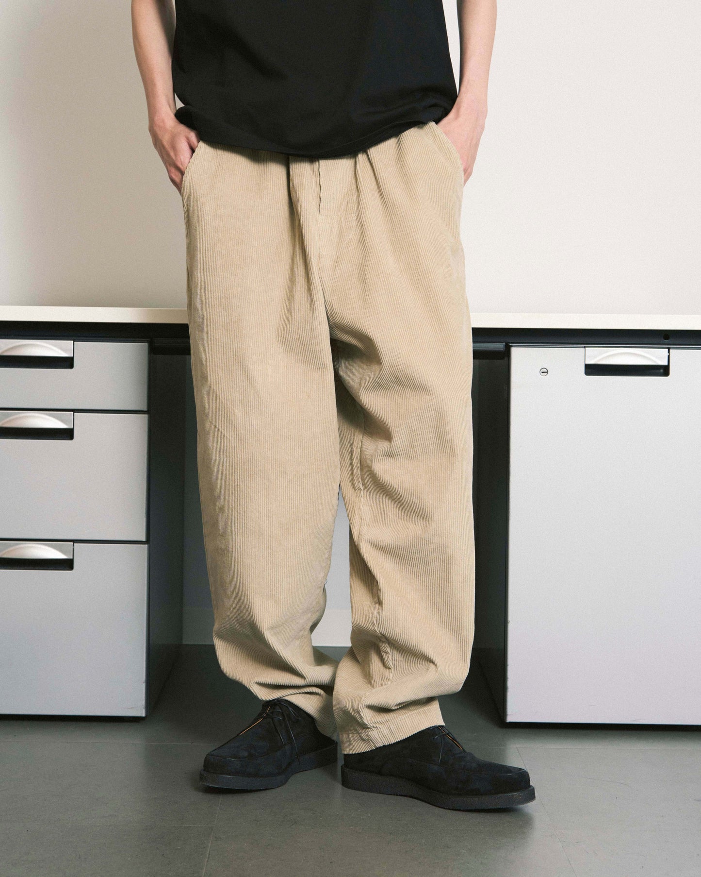 HAMBLETON PANTS CORD BEIGE