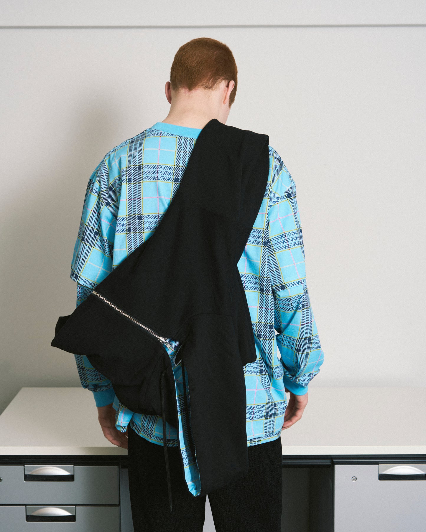 REVERSIBLE ZIP HOODIE ORIGINAL PLAID BROWN