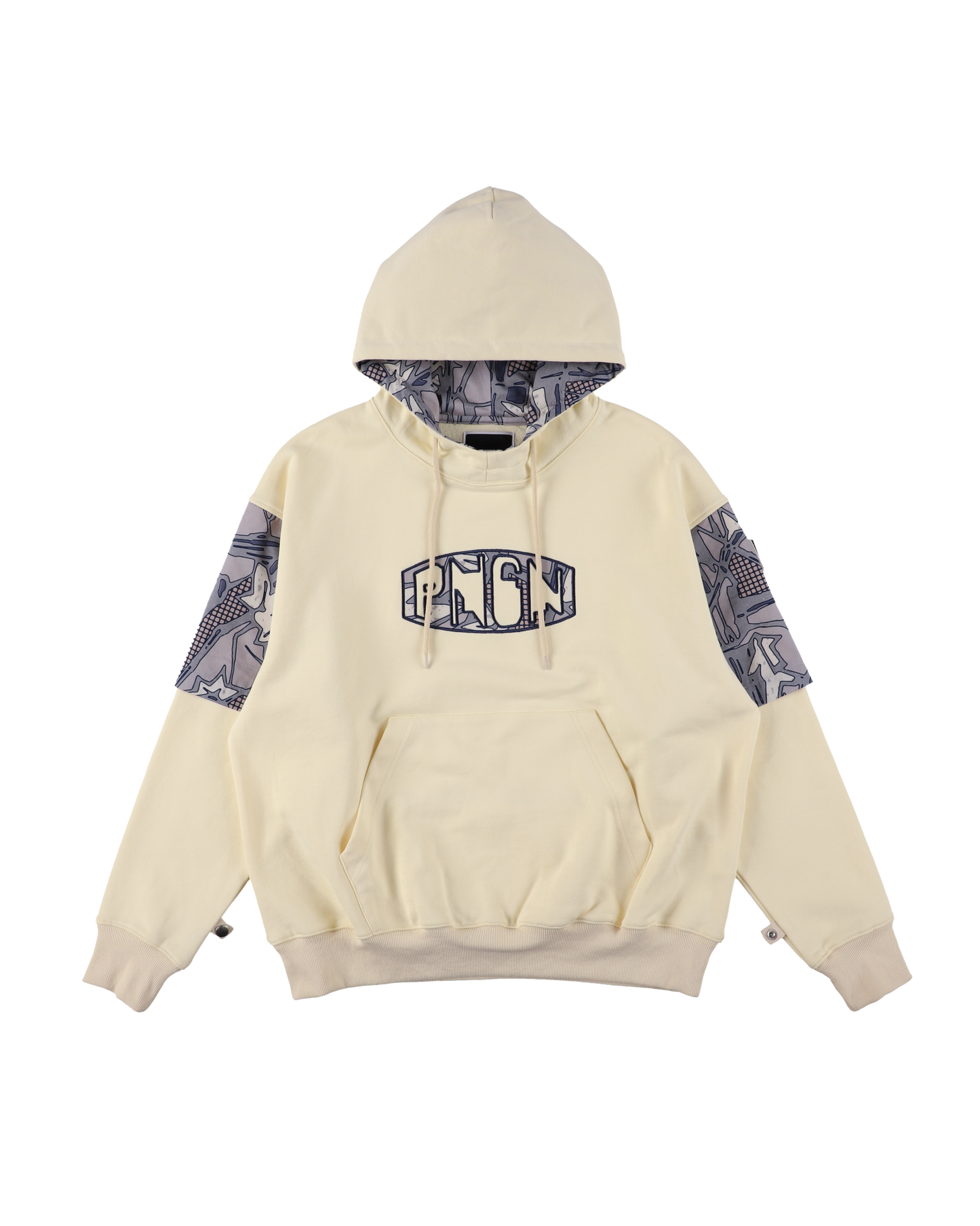 PNGN SLEEVED HOODIE OFF WHITE