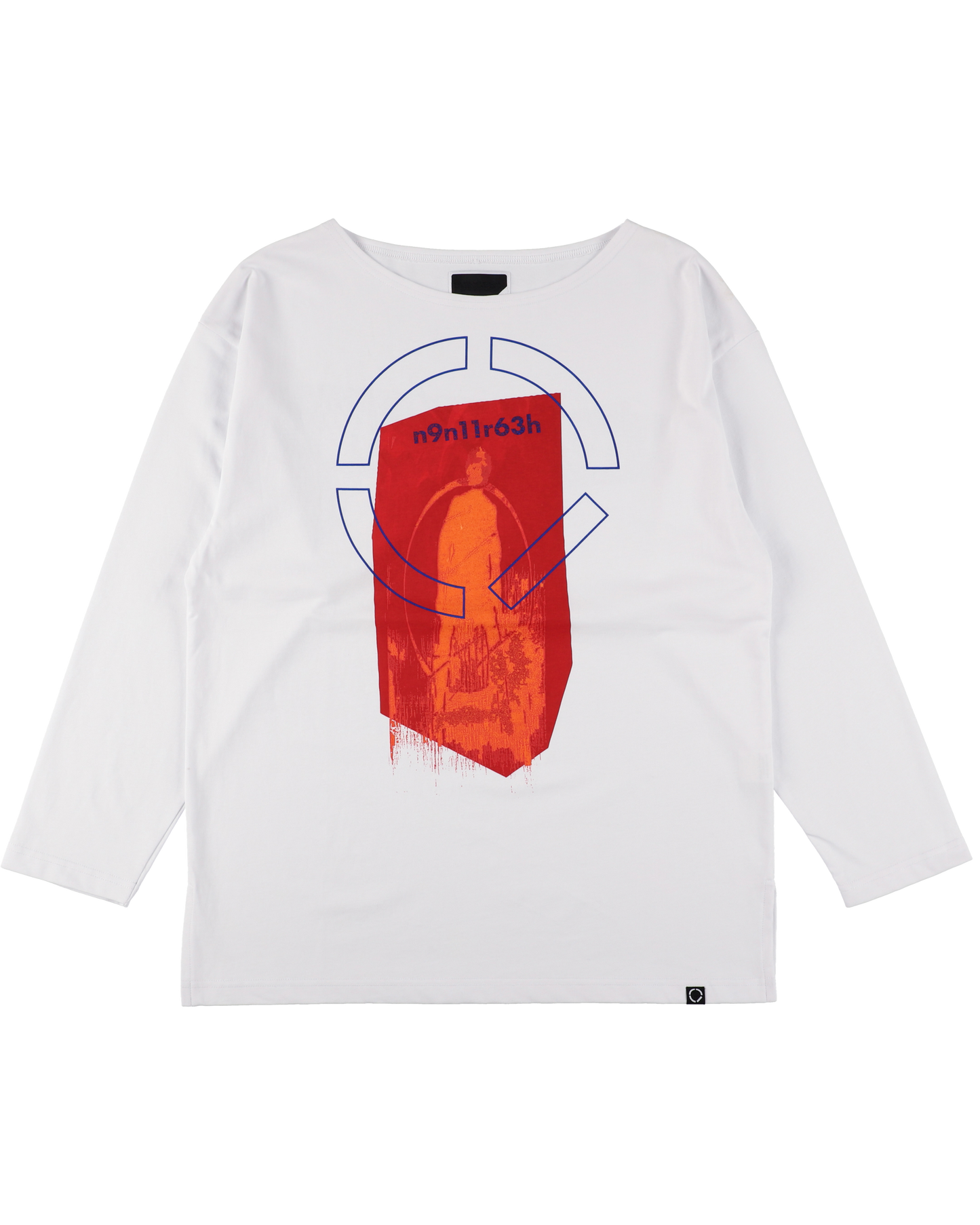 CODE BOAT-NECK L/S TEE WHITE