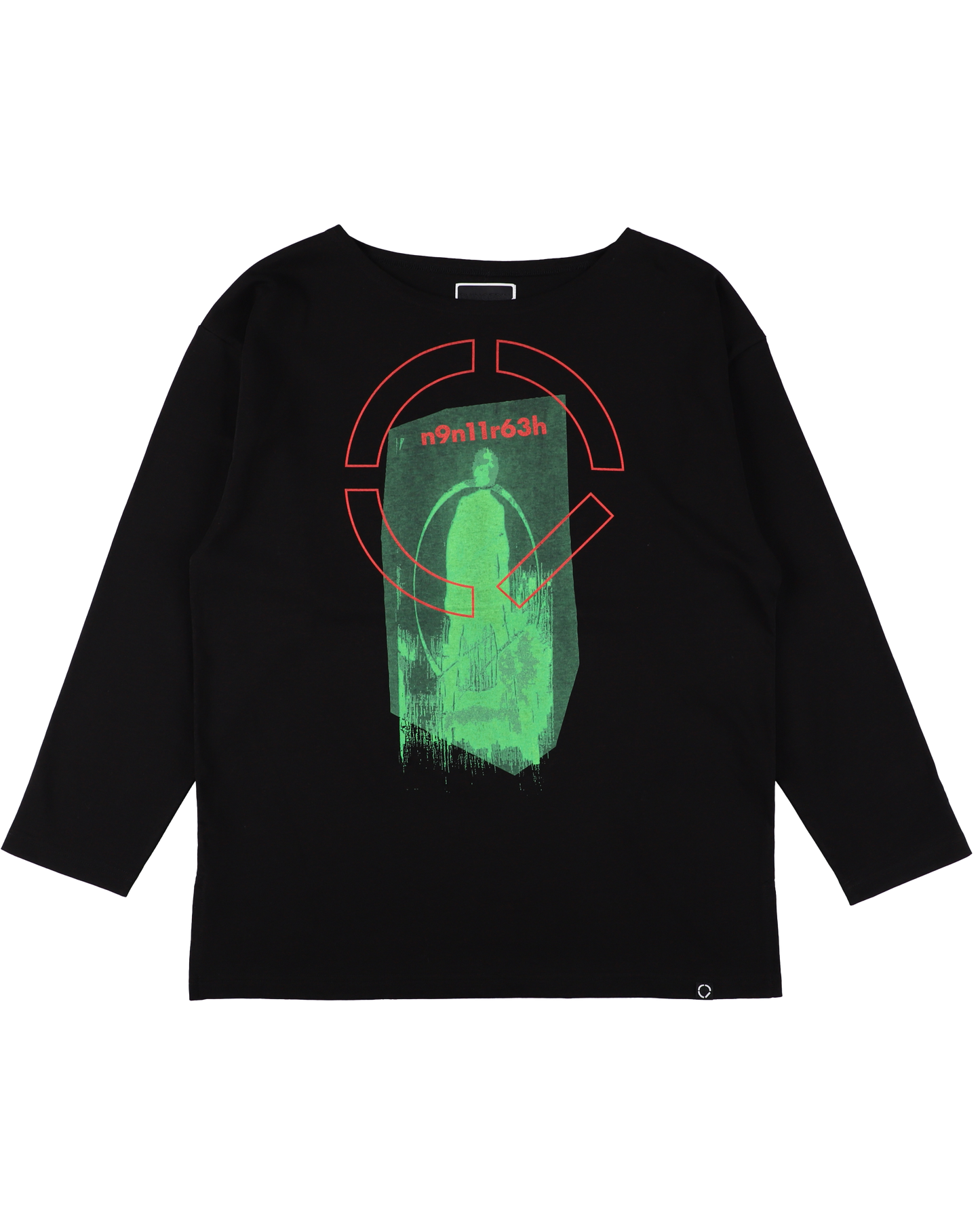 CODE BOAT-NECK L/S TEE BLACK
