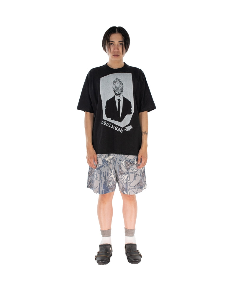 AGENT MONO SEAM S/S TEE BLACK