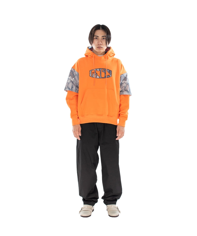 PNGN SLEEVED HOODIE ORANGE