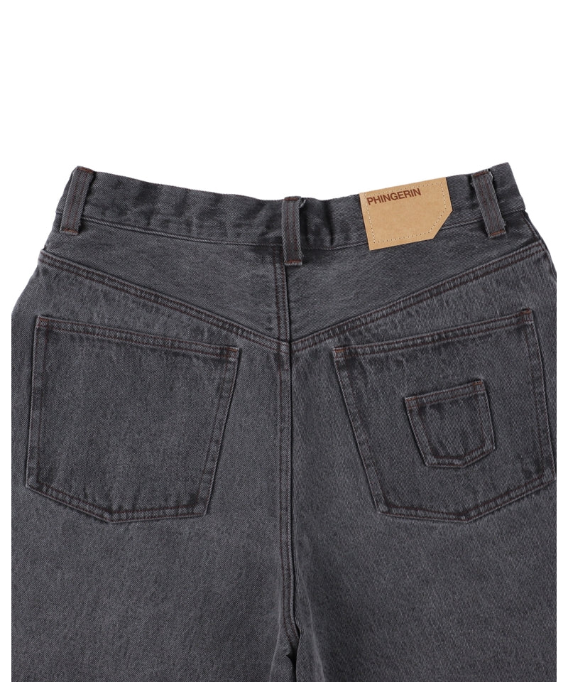 6PK DENIM SHORTS BLACK