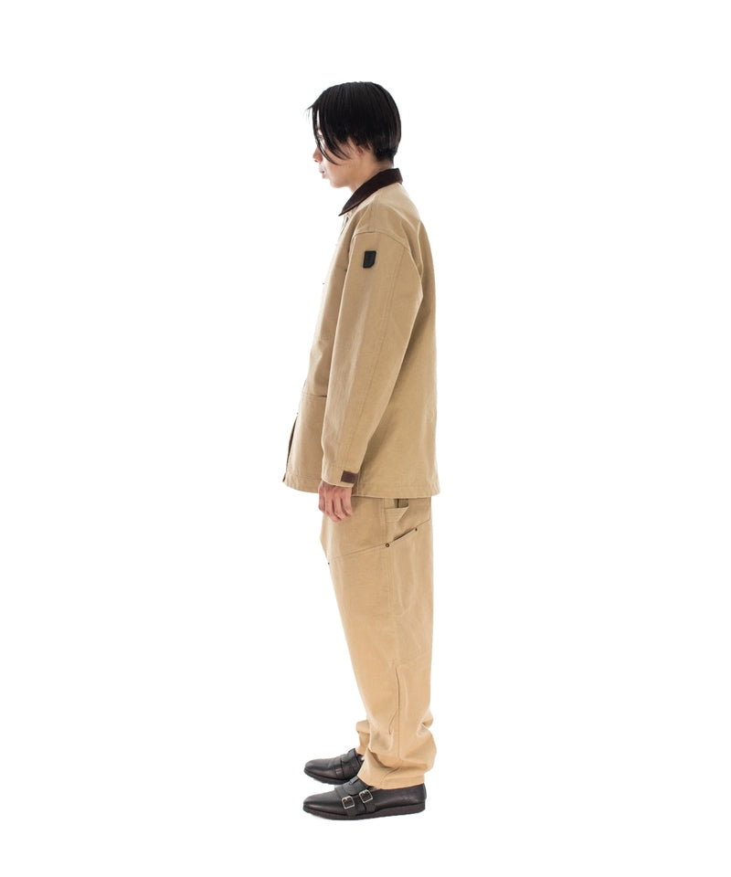 RIVET WORK COVERALL BEIGE