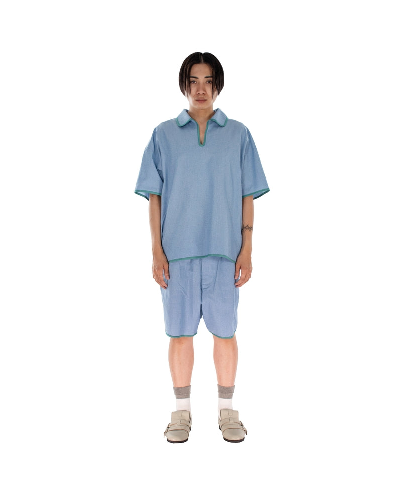 PIPE TOP SKIPPER S/S BLUE