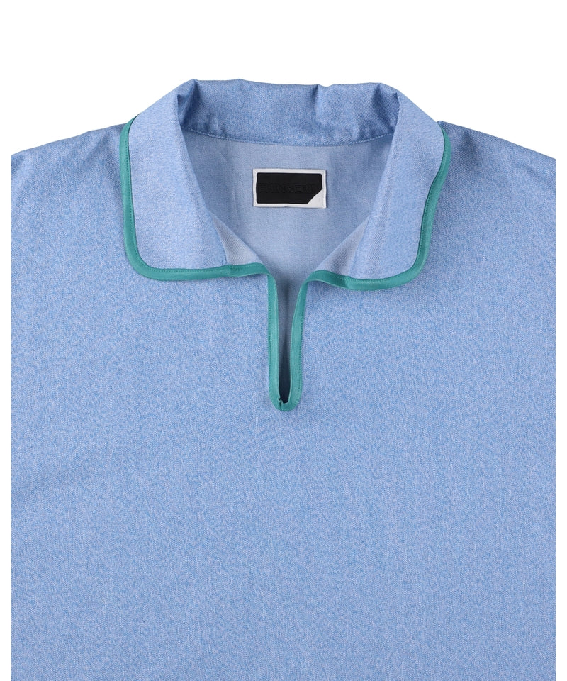 PIPE TOP SKIPPER L/S BLUE