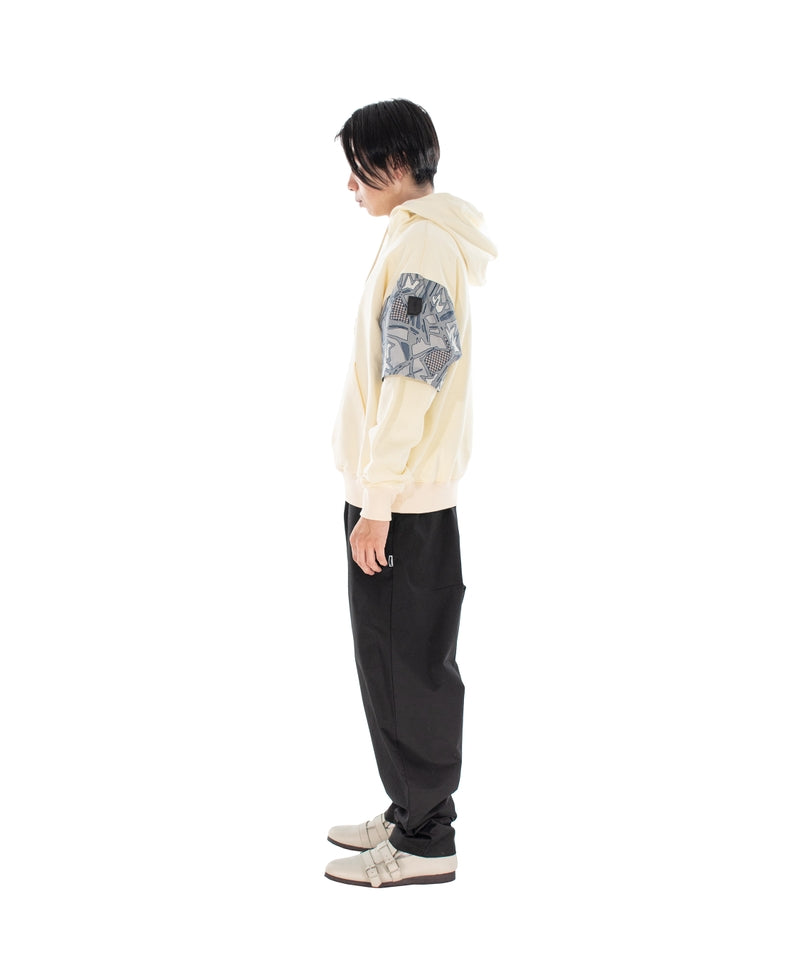PNGN SLEEVED HOODIE OFF WHITE