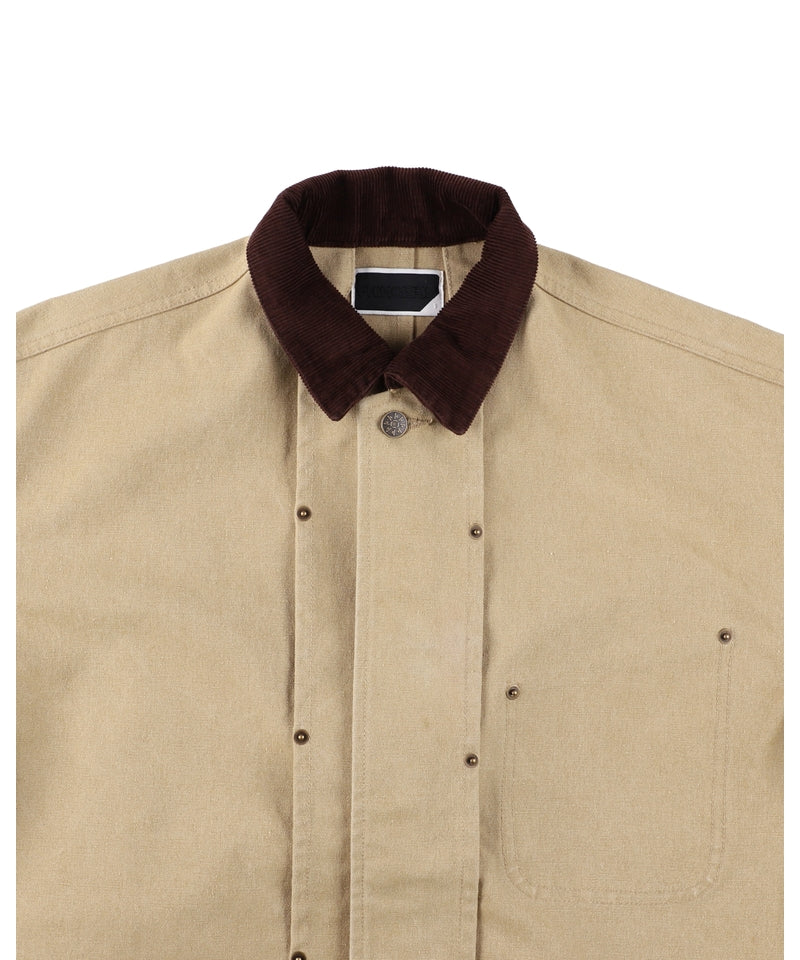 RIVET WORK COVERALL BEIGE