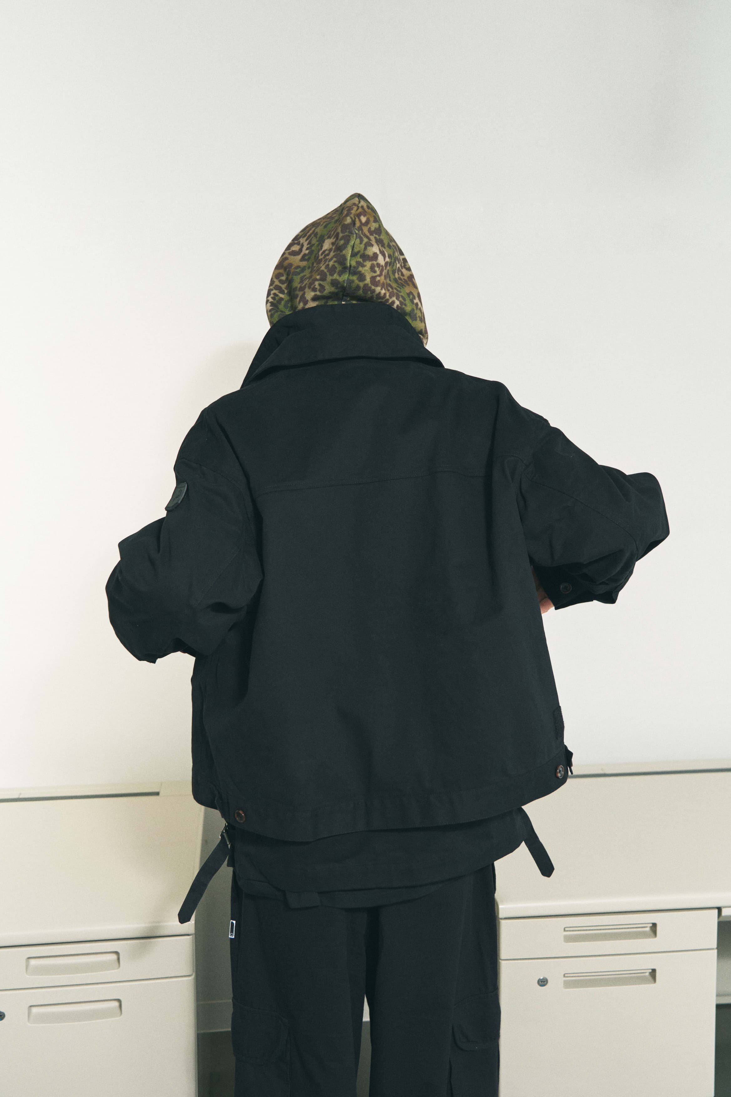 TWILL DOUBLE JACKET BLACK – PHINGERIN
