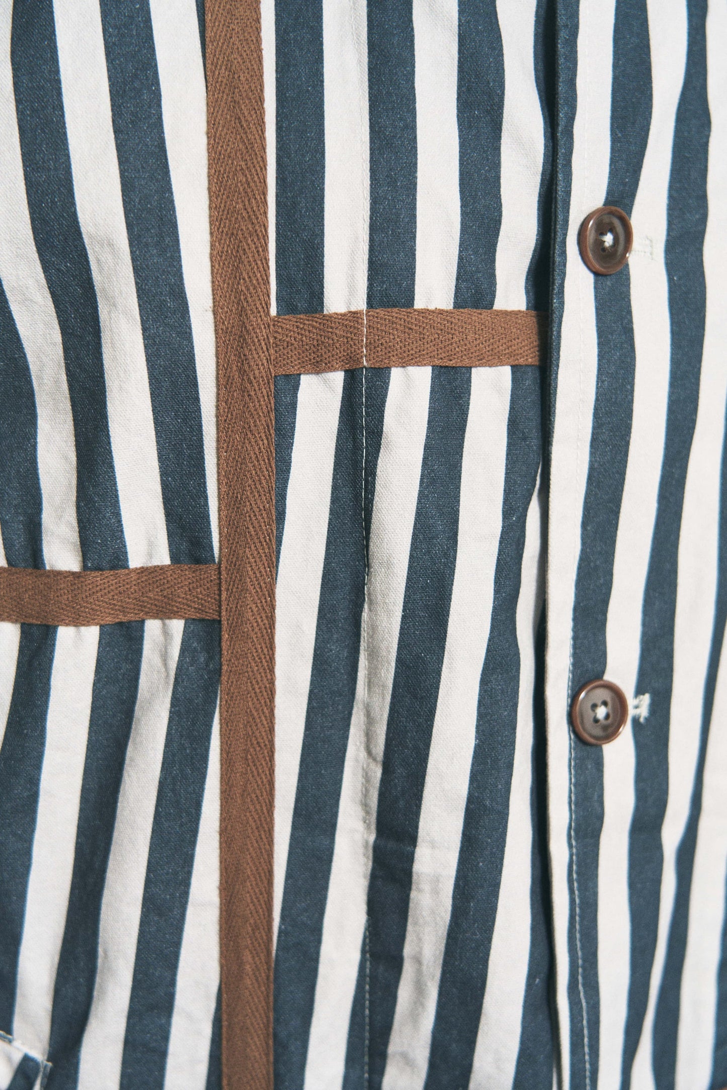 TRIM PATTERN JACKET PINK STRIPE