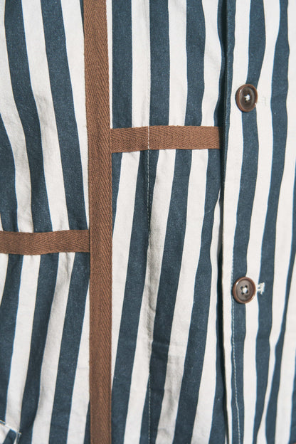 TRIM PATTERN JACKET PINK STRIPE