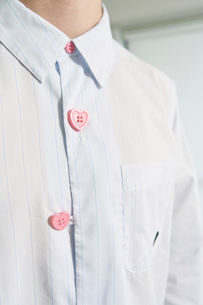 FLOATING HEART SHIRT BLUE