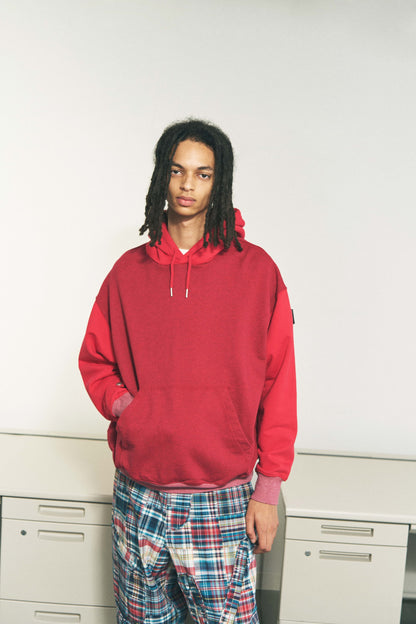 HOODIE DYED HEATHER LIME GREEN