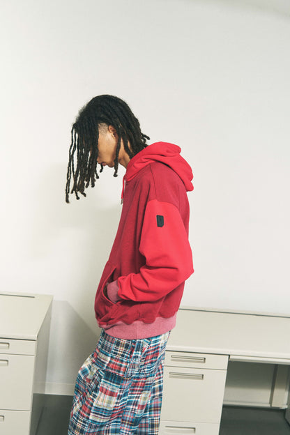 HOODIE DYED HEATHER LIME GREEN