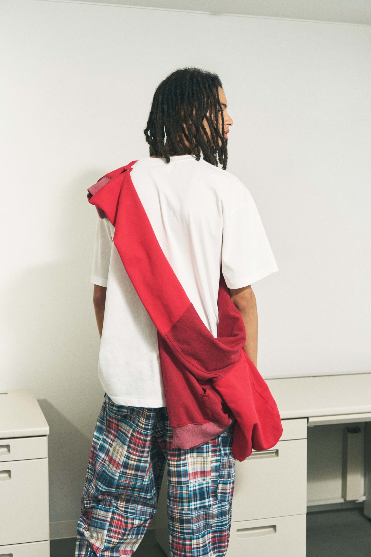 HOODIE DYED HEATHER LIME GREEN