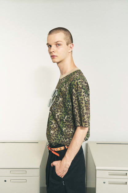 OPTICAL LOOP T-SHIRT LEOPARD