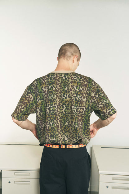 OPTICAL LOOP T-SHIRT LEOPARD