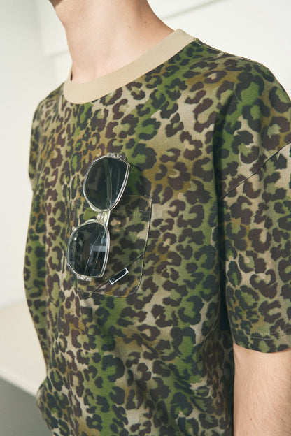 OPTICAL LOOP T-SHIRT LEOPARD