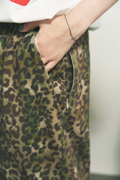 CONVERTIBLE SWEATPANTS LEOPARD