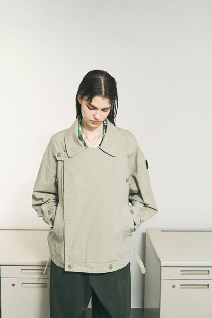 RIPSTOP TWIN SHORT COAT GREY