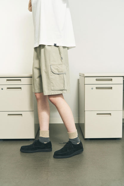 RIPSTOP TRIM SHORTS BLACK