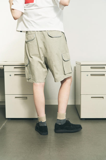 RIPSTOP TRIM SHORTS BLACK