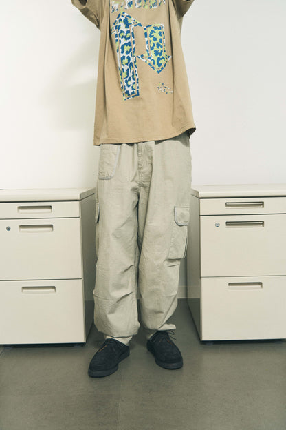 RIPSTOP TRIM PANTS GREY