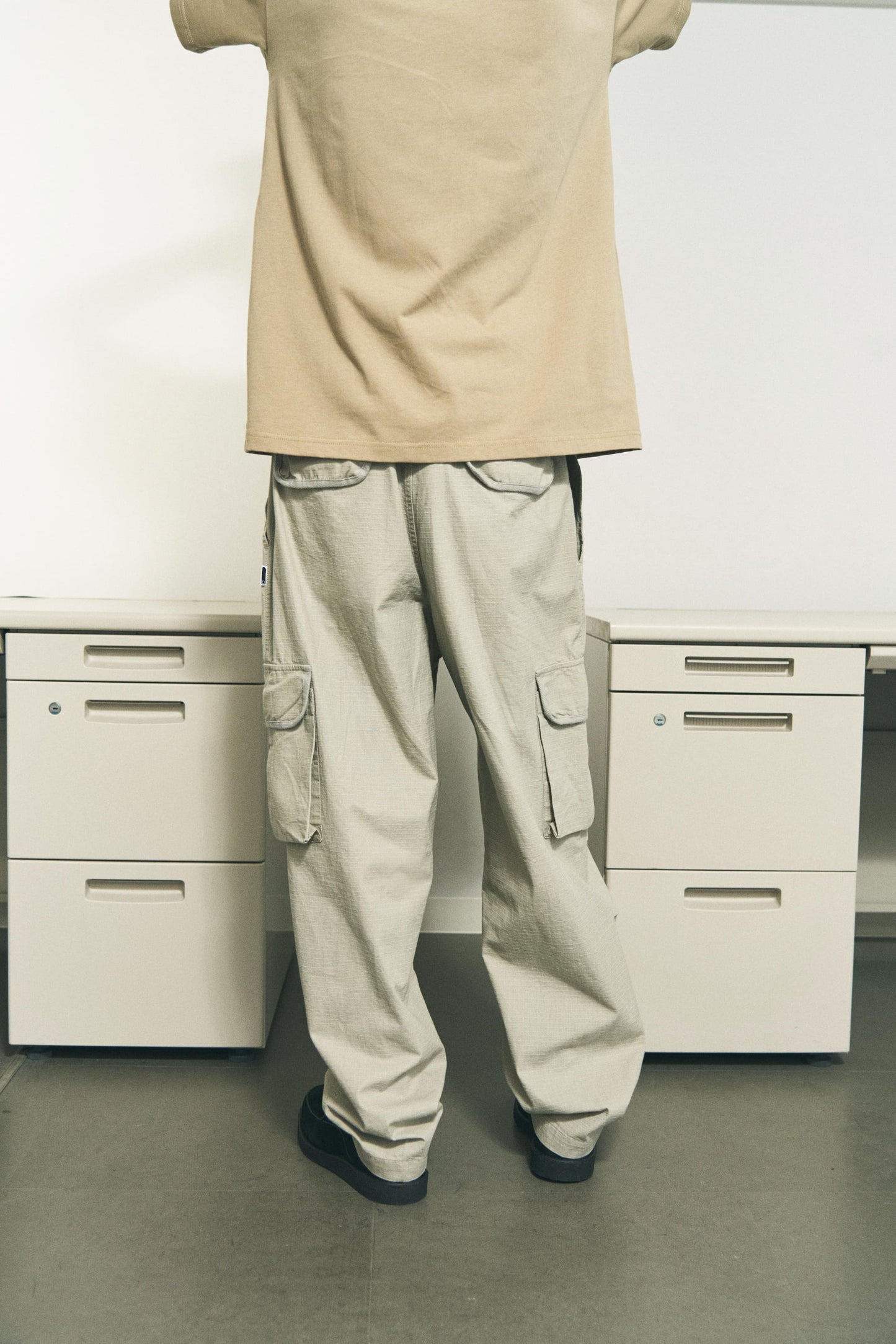 RIPSTOP TRIM PANTS GREY