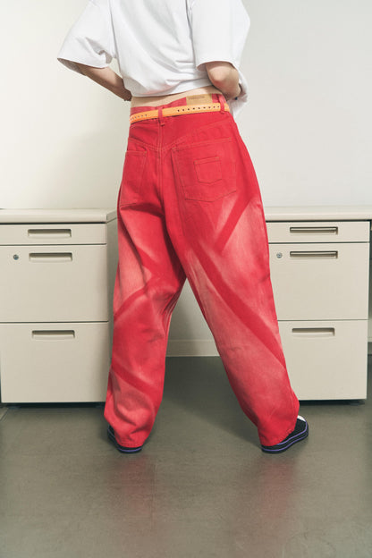 6 POCKET JEANS COLOR LAZER LIME GREEN