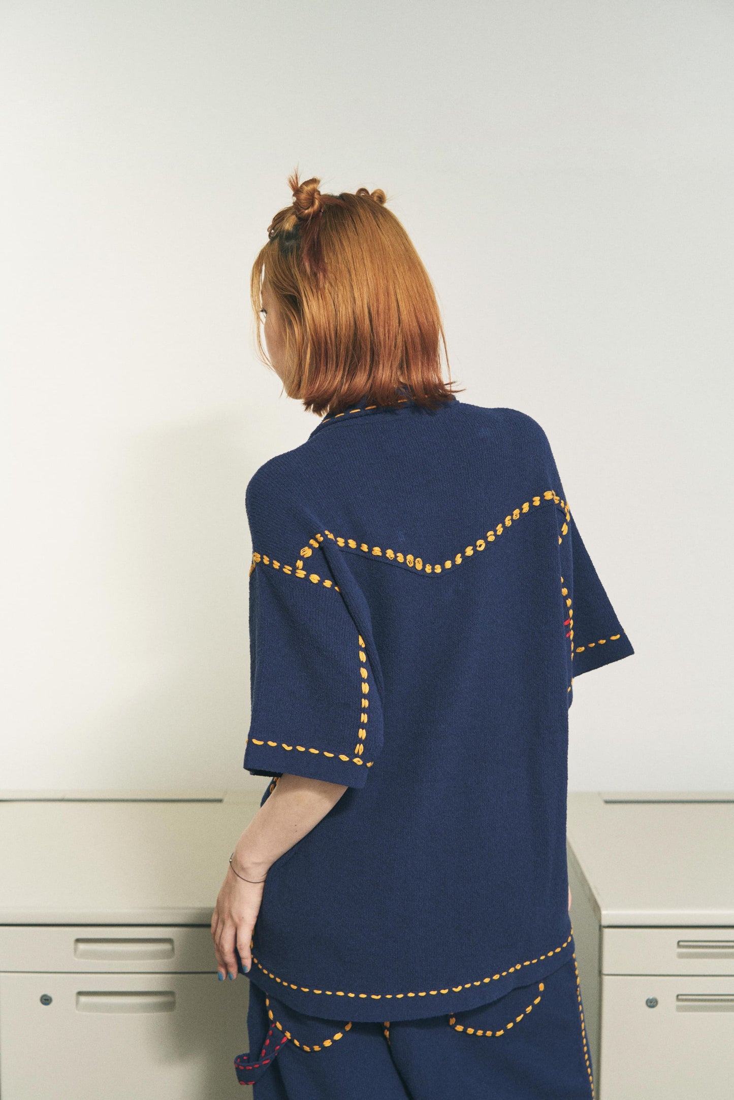 SUMMER PG1 WESTERN SHIRT NAVY