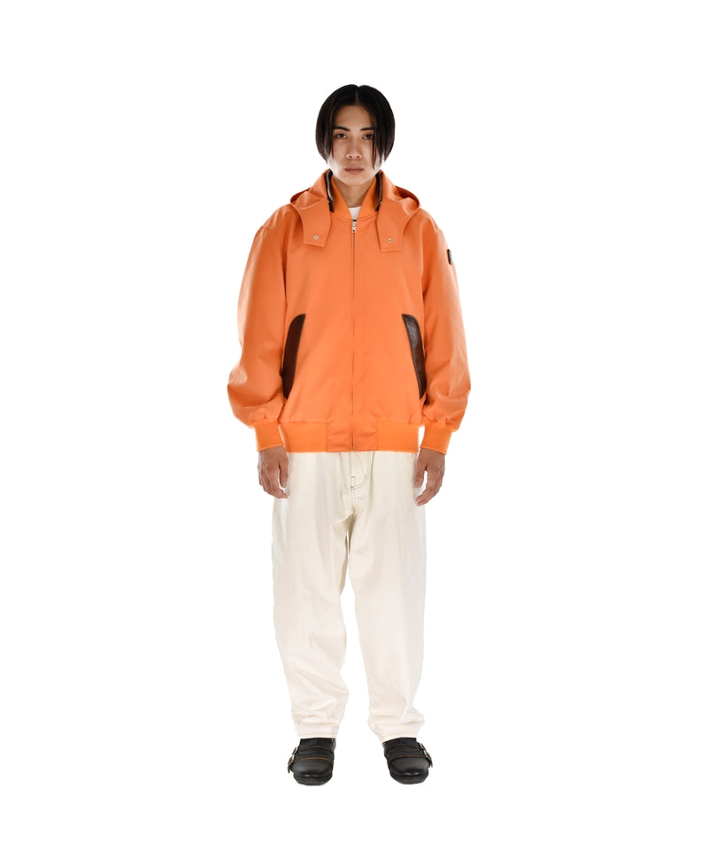 DETACHABLE HOOD JACKET ORANGE