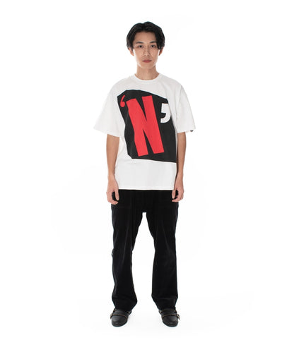 NH X PHINGERIN TEE SS WHITE