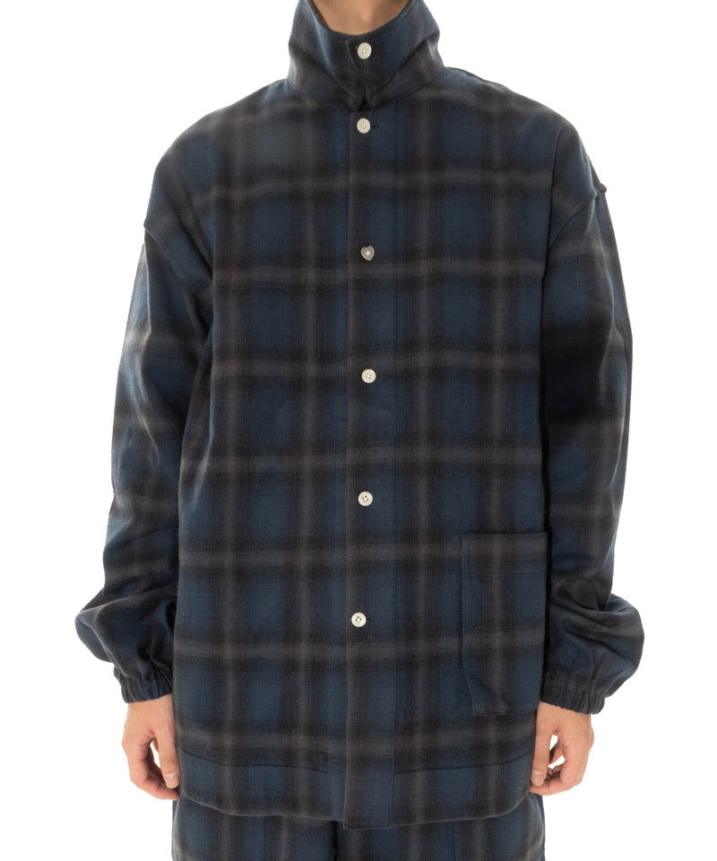 NIGHT SHIRT HOMBRE PLAID NAVY