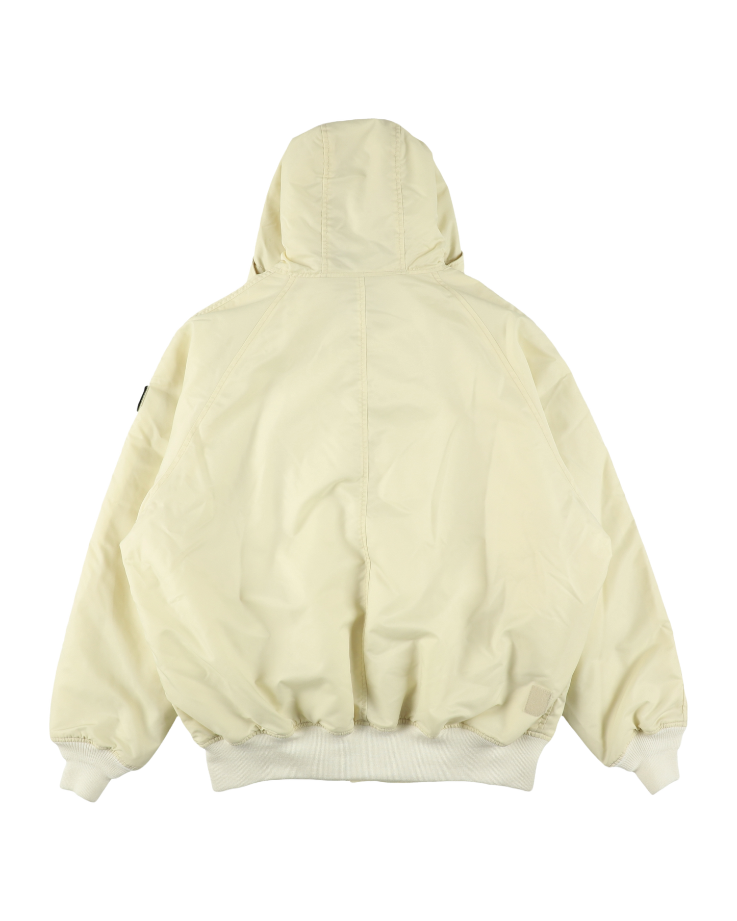 ELEVATION HOODED BOMBER JACKET OFF WHITE