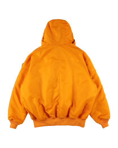 ELEVATION HOODED BOMBER JACKET ORANGE