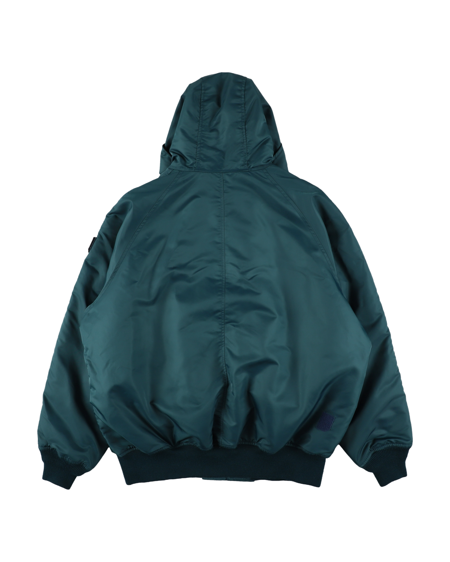 ELEVATION HOODED BOMBER JACKET NAVY GREEN