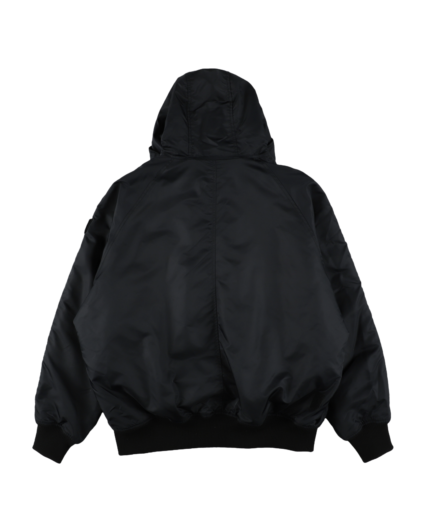 ELEVATION HOODED BOMBER JACKET BLACK