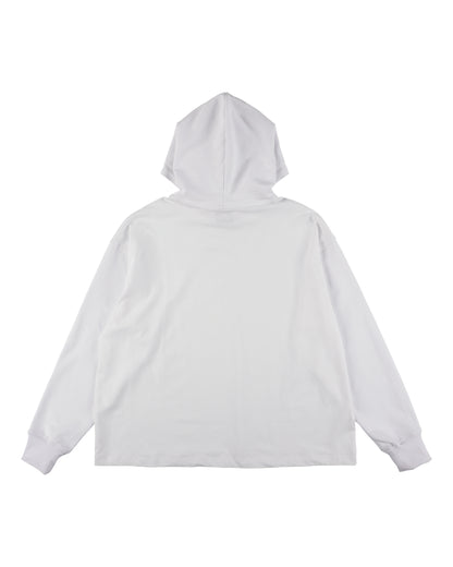 TEE LAYERS HOODIE WHITE