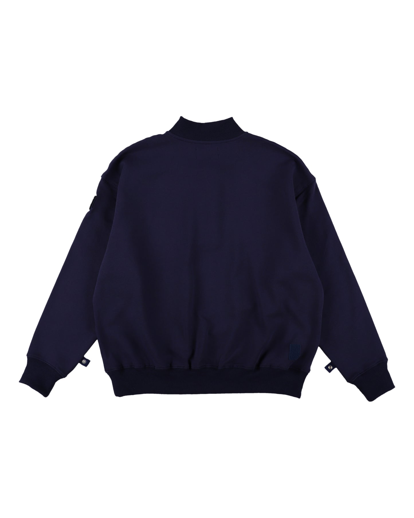 DOUBLE HENLEY SWEATSHIRT NAVY