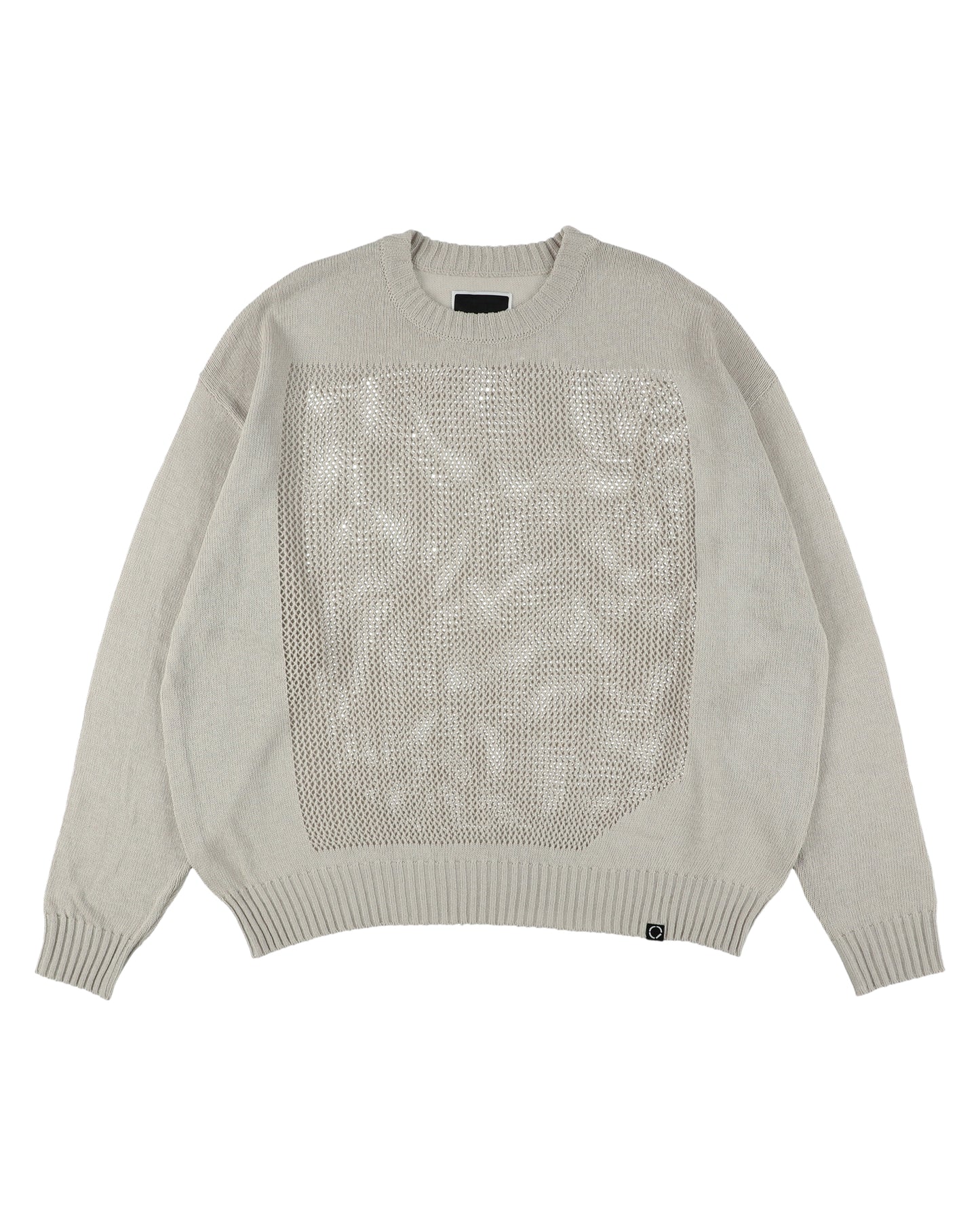 WINDOW WEB SWEATER GREIGE